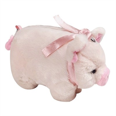 Halter Plüsch Umhängetasche Schwein Plüschtiere Tier Umhängetaschen Stofftasche