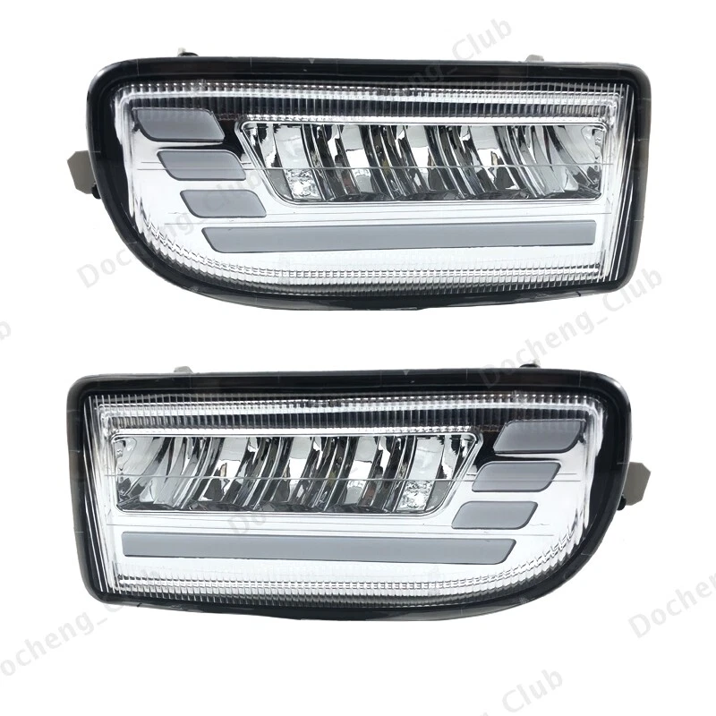 Luces antiniebla LED para Toyota Land Cruiser 100 LC100 1998-2007 luces de parachoques con DRL Foto 2 de 4