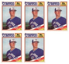 (5) 1988 Topps Revco League Leaders Baseball #31 Tom Henke Lot Blue Jays