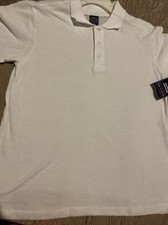 CAMBRIDGE CLASSICS kids White polo school uniform L 12/14 