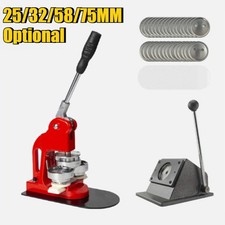 New DIY Manual Badge Pin Button Maker Badges Making Machine Set 25/32/58/75MM