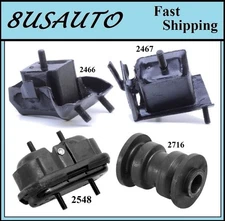 4PCS MOTOR & TRANS MOUNT FIT OLDSMOBILE CUTLASS CIERA 3.1L 4SPD, SILHOUETTE 3.4L