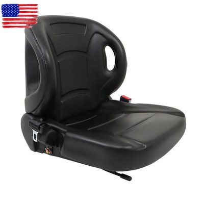 New For Toyota Forklift Seat With Seatbelt & Switch Adjustable Back Universal