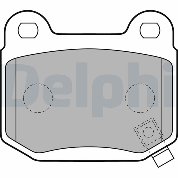Delphi BremsbelÄGe Hinten Passend FüR Mitsubishi Lancer Nissan 350Z Skyline | LP-image