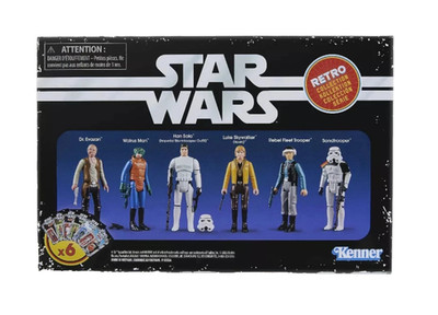 Hasbro Star Wars Retro Collection Episode IV A New Hope 6-pack 3.75  Figures NEW