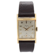 Vintage Lord Elgin 4622A 21 Jewel Men's Mechanical Wristwatch 670 USA 14k GF