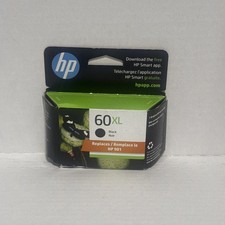 HP 60XL High-Yield Ink Cartridge - Black Exp 2024 - 2025 Brand New