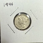 1944 Mercury Dime • Lightly Circulated • Silver WWII Coin