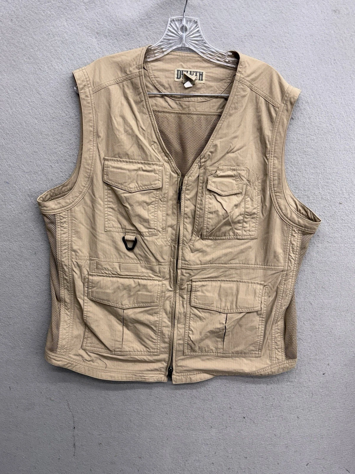 Duluth Trading Working Mans Vest Large Khaki Utility Fishing Camping Size Large
Opens in a new windo