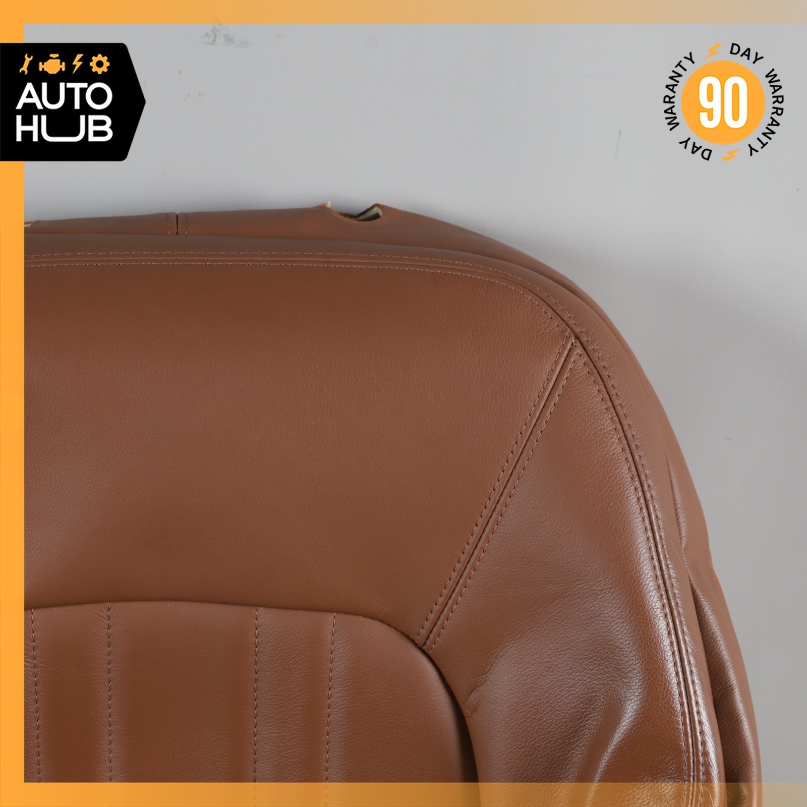 14-17 Maserati Ghibli M157 Front Right Top Upper Seat Cushion Brown OEM 68k