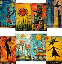 Graffiti Tarot Deck, Unique Tarot Cards for Beginners, Fortune Telling Cards