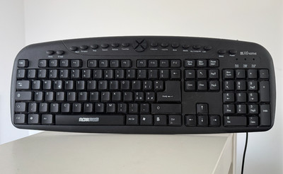 Mediaboard Xtreme USB Multimedia Keyboard 34623 - italienisches/französisches Layout - getestet