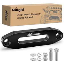 Winch Fairlead 4-78 Inch 124mm Aluminum Hawse Fairlead Hole Spacing With