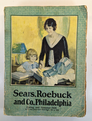 #ad Vintage Sears Catalog Spring Summer 1928 Retail Advertising Merchandise $129.99