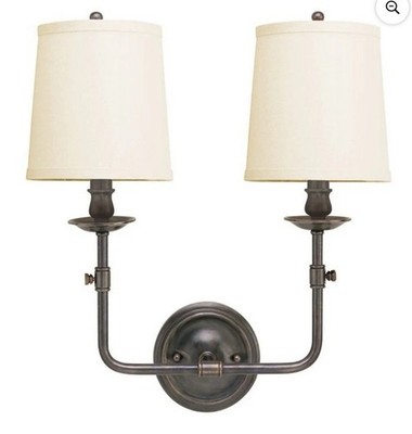 Hudson Valley Lighting Logan 2 Light 18'' Tall Wall Sconce Bronze Discontinued
