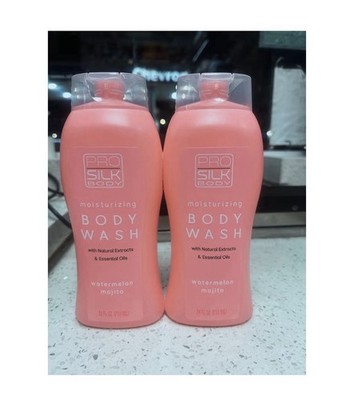 2-Pack Pro Silk Body Moisturizing Body Wash, Watermelon Mojito - 24 FL OZ Each