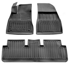 Gummifußmatten für Tesla Model 3 Highland 2023- 3D Schalen Set Automatten