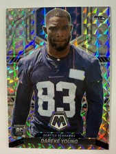 Dareke Young 2022 Panini Mosaic Silver Mosaic Prizm #349 Rookie RC