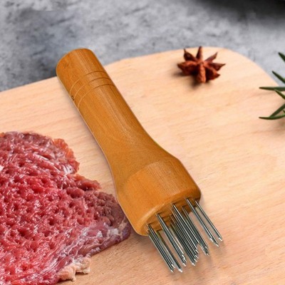 Fleischklopfer Holzgriff pflegeleicht rostfrei Profi stabil
