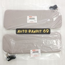 Sun Visor Gray Pair Lhrh For Suzuki Lj10 Lj20 Lj50 Lj80 Jimny Katana Samurai