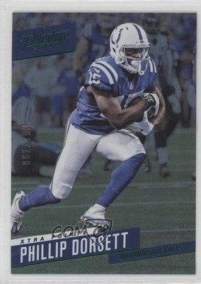2017 Panini Prestige Xtra Points Green 61/150 Phillip Dorsett #3 fm0