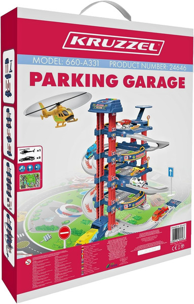 Parkgarage 4-StöCkiges Parkhaus FüR Kinder, Parkgarage Mit Licht Und Sound-image