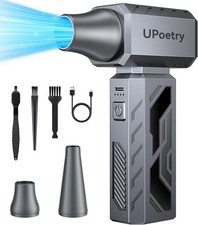 Compressed Air Duster, 130000RPM Electric Air Duster Rechargeable Fast Charging