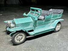 Vintage Diecast 1907 Rolls Royce Silver Ghost Metallic Green No. 6101 Hong Kong