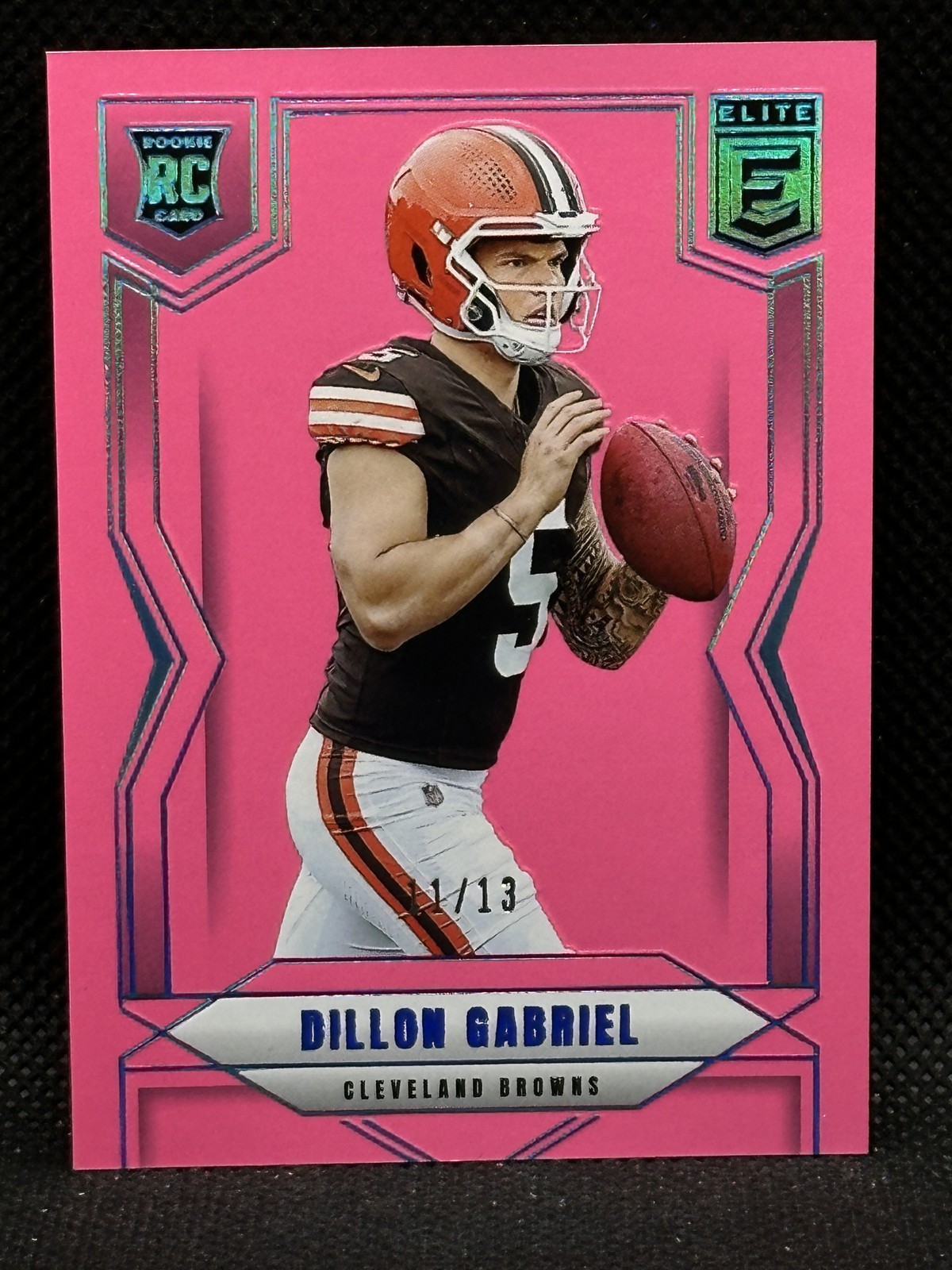 2025 Panini Donruss Elite Dillon Gabriel FOTL Pink #151 /13 Rookie Case Hit SSP