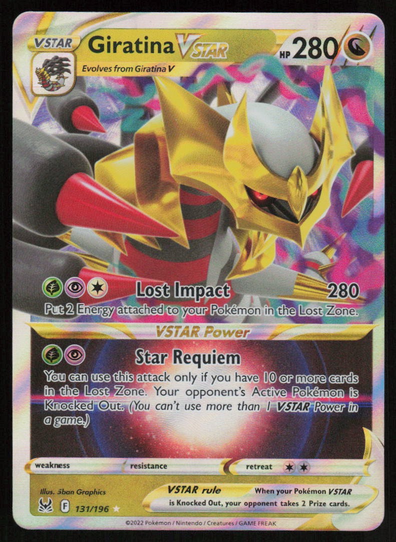 Giratina VSTAR Holo VSTAR Rare Lost Origin 131/196 Near Mint Pokemon
