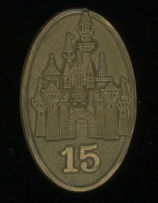 Castle 15 Year Service Award Cast Exclusive Variation Disney Pin 113403