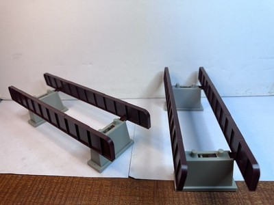 HO Scale 2 Sets of Life-Like Girder Bridges On 1.5'' Tall Piers