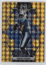 2023 Panini Mosaic Reactive Yellow Mosaic Prizm Vince Young #241 2l4