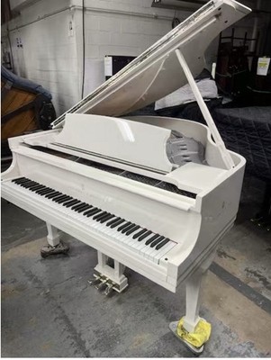 Remarkable Steinway & Sons Model S Baby Grand Piano Made In 2015 Factory White