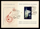 DR WHO 1962 GERMANY DDR FDC SPACE IMPERF S/S R53409