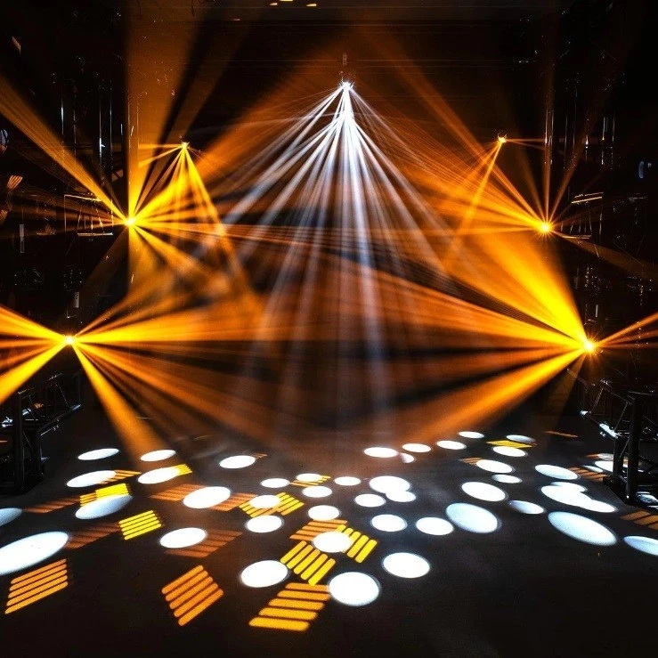 Pair - CFX Spin Glide 80w DMX Wizard LED Barrel Light with Gobos - SEE VID - Image 4 of 4