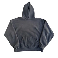 Fear of God Essentials Hoodie Mens Medium Black Pullover Kangaroo Streetwear