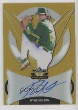 2019 Leaf Valiant Yellow Prismatic 1/10 Ryne Nelson #BA-RN1 Auto 2t9
