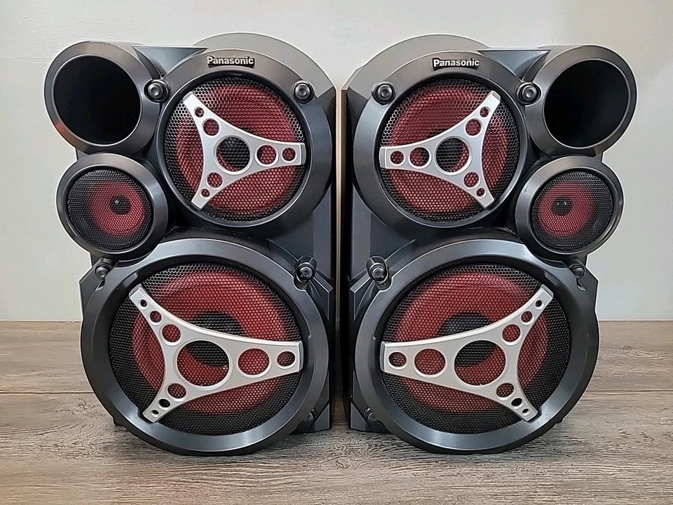 Panasonic SA-AK510 Stereo Sys. 5 Cd's mp3 Dual Cassette No Remote Tested Read - Image 3 of 4