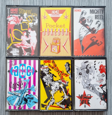 6  NME Cassette Tapes Bundle 1980s Music Compilations Retro Vintage Rare VGC
