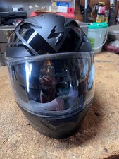 Scorpion Exo motorcycle helmet, matte black, size small