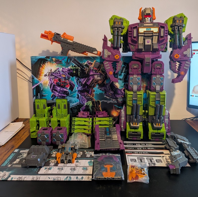 Transformers SCORPONOK & FASTTRACK Earthrise Titan + Upgrade kits HASBRO