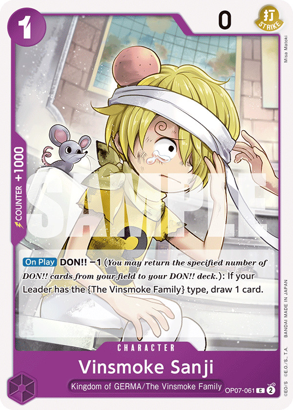 Vinsmoke Sanji OP07-061 500 Years in the Future Regular (C)