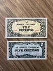 Philippines Japanese Government 5 & 10 Centavos Wartime Occupation Notes (2) — photo 1