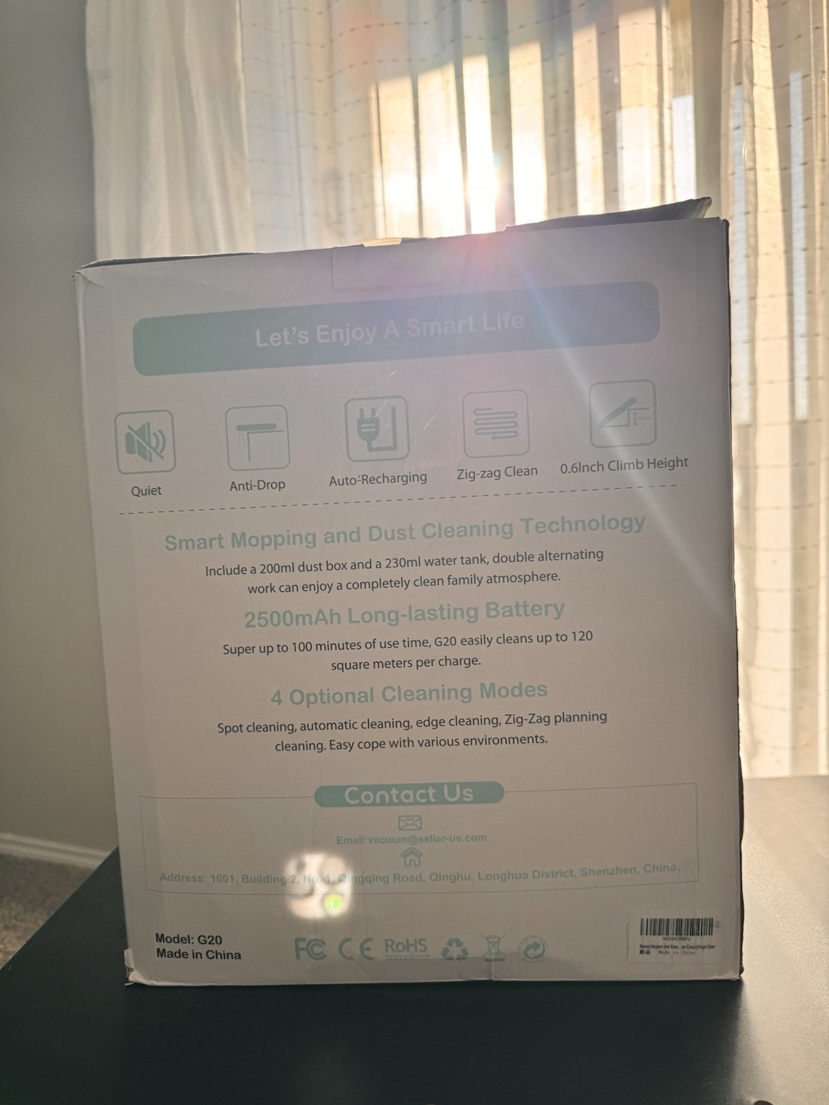 Robot Vacuum and Mop Combo, 2-in-1 Robotic Vacuum Cleaner-image