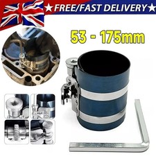 Image of Quick Release Engine Piston Ring Compressor Tool Ratchet Type Clamp 53 - 175mm