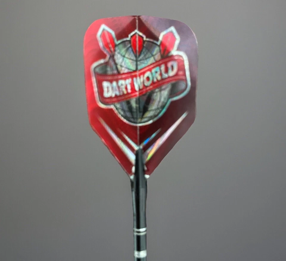 Dardos Dardos Mundo Punta de Acero con Dardo World Flyers Eje de Metal Dardos 22 Gramos Foto 4 de 4