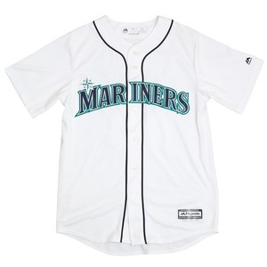 Majestic Seattle Mariners Kyle Seager 15 Jersey Mens Medium White Cool Base MLB