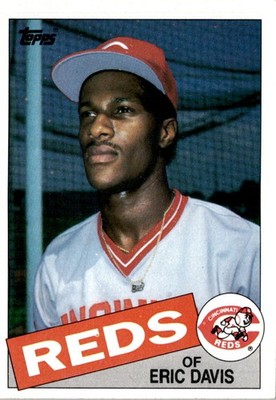 1985 Topps #627 Eric Davis Cincinnati Reds