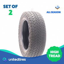 Set Of 2 Used 24560r18 General Grabber At Sport 105t - 832 Set Of 2 Used 24560r18 General Grabber At Sport 105t - 832